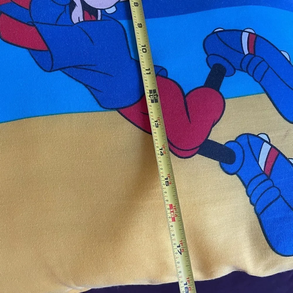 Disney Vintage Goofy Mickey Sports Themed Pillows 18x18!
